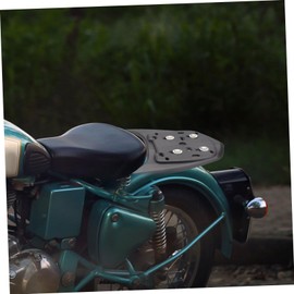 Mobestech 1set Motorcycle Rear Luggage Rack Mount Adapter with Screws Construction Thickened Base Plate for Secure Installation of Rear Cargo Various Models