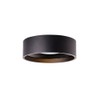 Kuzco Lighting EC18705-BK Trenton Outdoor LED Ceiling Flush Mount, Black