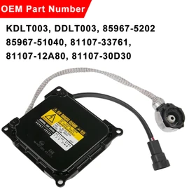 RUNEWAX HID Headlight Ballast for Toyota Prius Avalon Venza Solara IS250 GS300 GS350 GS430 GS460 LS460 RX350 ES350 Replacement DDLT003 KDLT003 85967-52020 85967-24010 85967-53040