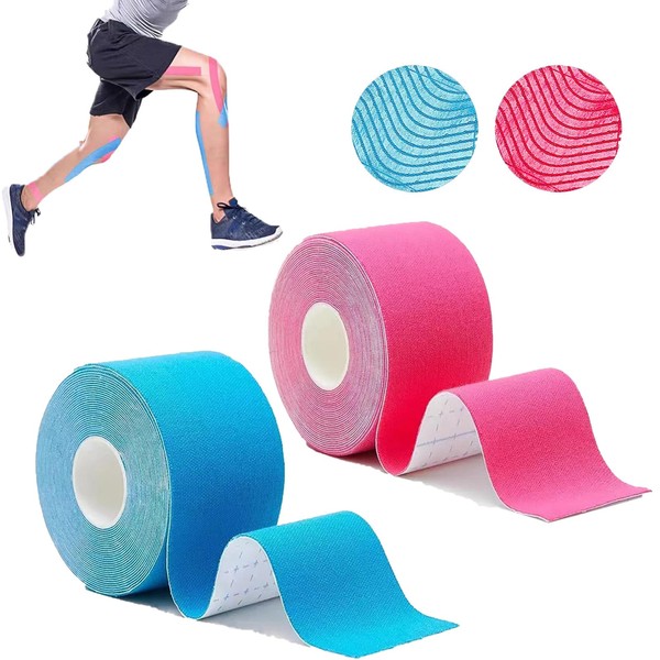 ovand 2 Rolls of Kinesiology Tape, 5 m x 5