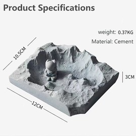 Cool Ashtray, Home Decor, Moon Space Elements, Portable Modern Ashtray Cigar Ashtray Outdoor Indoor Desktop Smoking Ashtray Home Office Fashion Decor Gifts For Men And Women