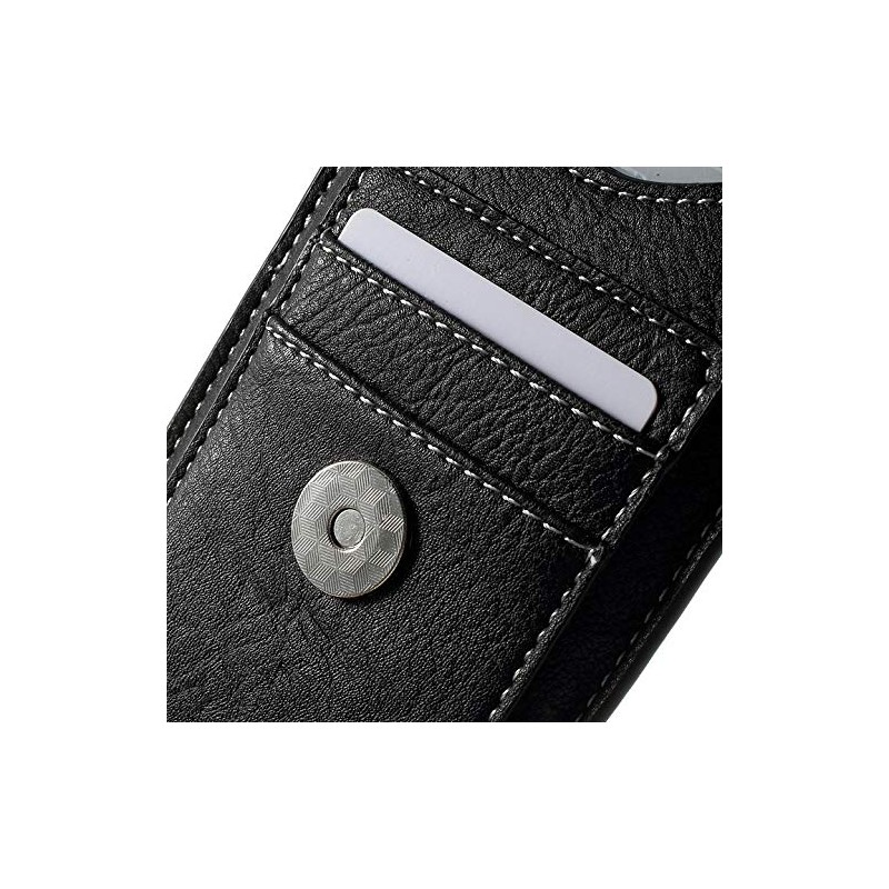 DFV mobile - Belt Case Cover Premium Synthetic Leather Vertical
