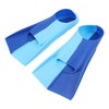2pcs Swim Fins 2 Colour Blue Silicone Anti Slip Swimming