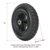 Wheelchair Wheel 7 Inch Wheel Replacement for Wheelchairs Robust Solid