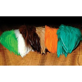 Hareline Dyed Strung Chinese Saddle Hackle Lime Green