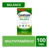 Multivitamínico Balance con fórmulas especializadas 100 Tabletas Centrum