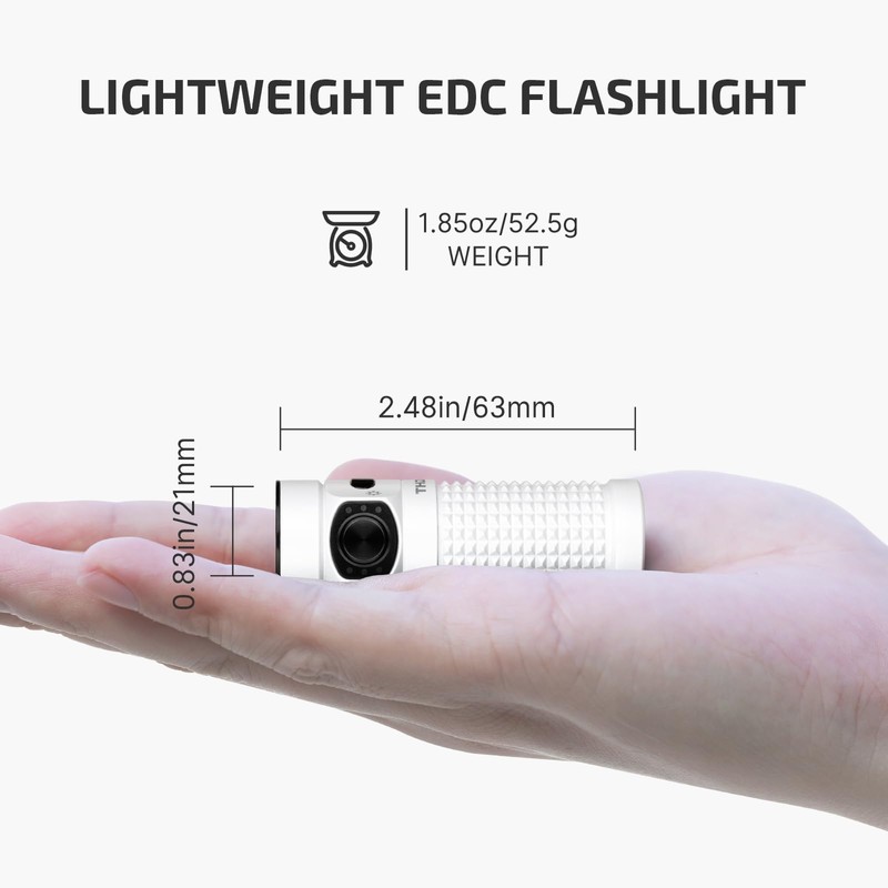 OLIGHT Baton4 Premium Edition Compact Handheld Torch Max 1300 Lumens