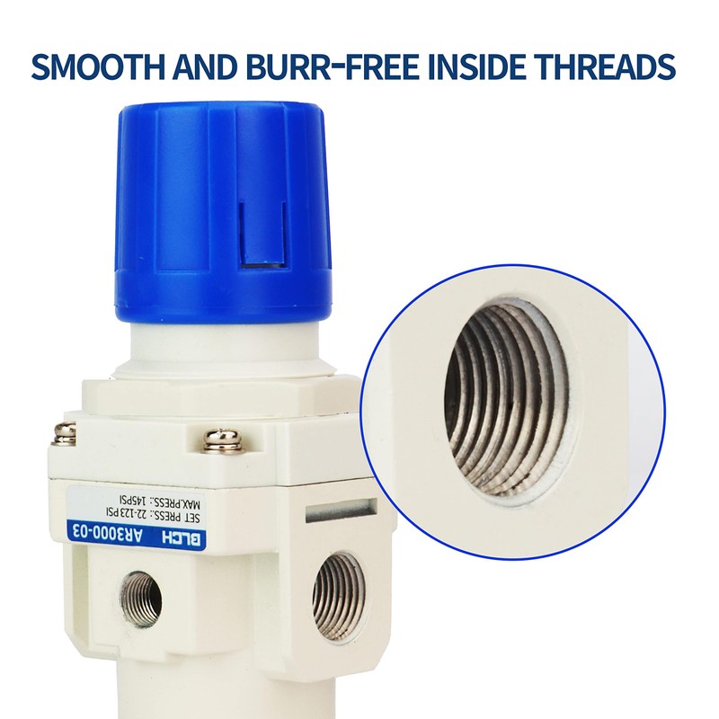 BLCH 3/8 Inch BSP Air Pressure Regulator - Air Regulator