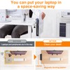 UYHKVXF Desk Side Storage, Under Steel Hanging Organizer, No Drill