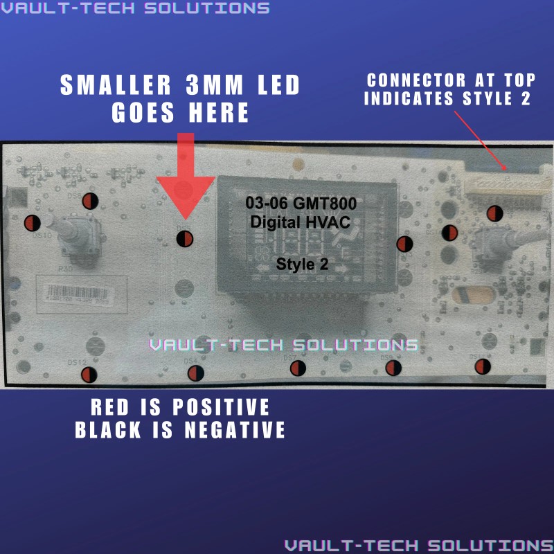 Vault-Tech Solutions Purple Led Climate Control Upgrade Kit Silverado Sierra