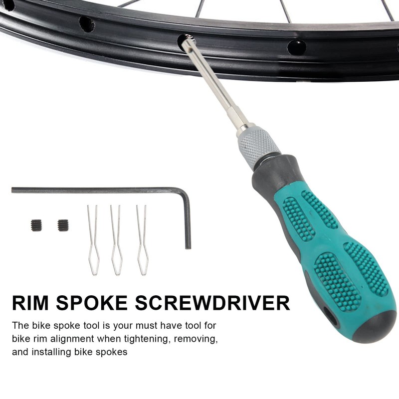 VGEBY Bicycle Spoke Nipple Screwdriver Rim Spoke Hat Retainer Wheel
