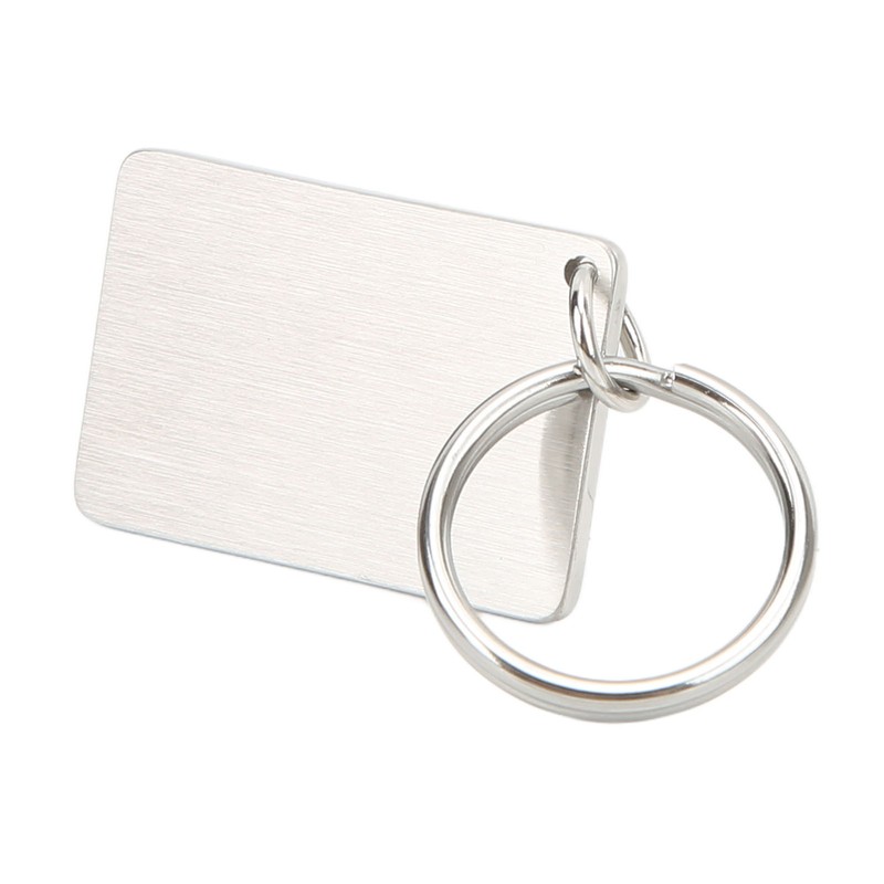 Birthday Keychain Stainless Steel I Love You More The End