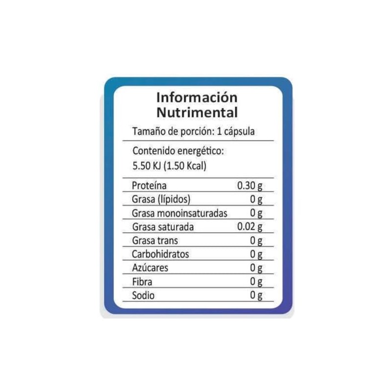 Metacaps Alga Espirulina Azul 180 Capsulas