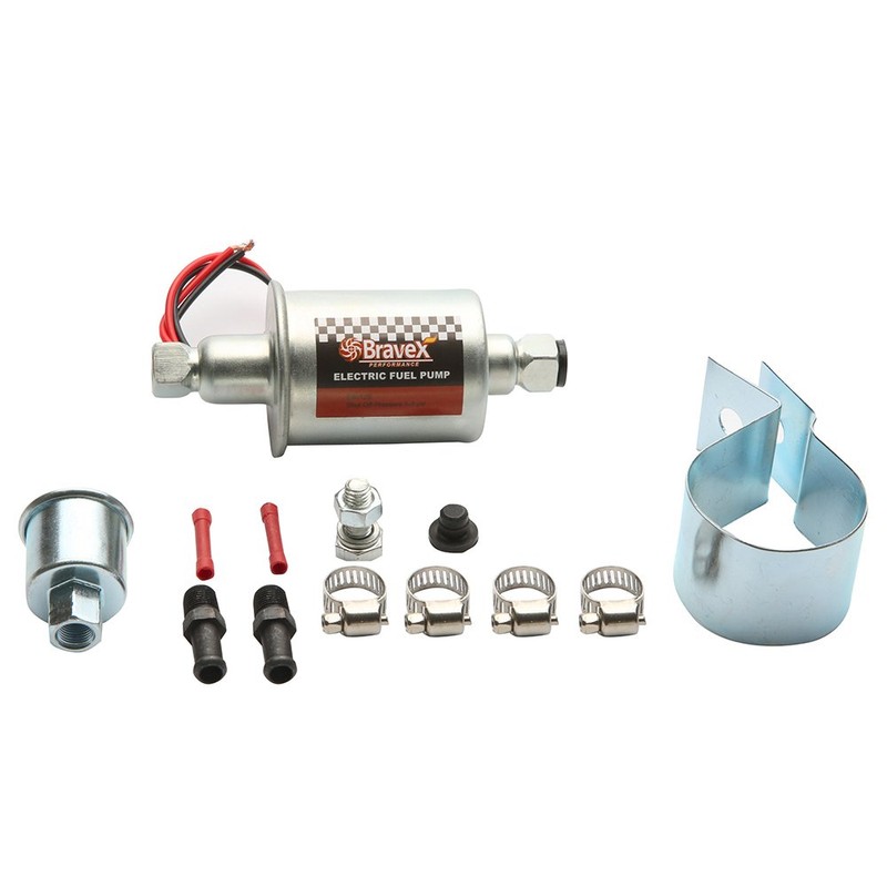 Bravex E8012S Universal Electric Fuel Pump Low Pressure 5-9 PSI