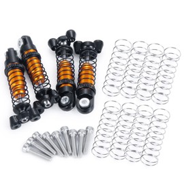 QUPA AM STORE Aluminum Alloy RC Short Shocks Absorber Dampers 35mm 4PCS for Kyosho Mini Z 4x4 1/18 Scale Jimny 1/24 Scale Wrangler