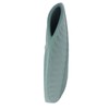Leaves Pattern Ceramic Vase Nordic Style Dark Green Flat Leaf