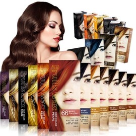 Pearl Fruit Wax Hair Dye x 4 / 진주펄 후르츠왁스 염색약 x 4개