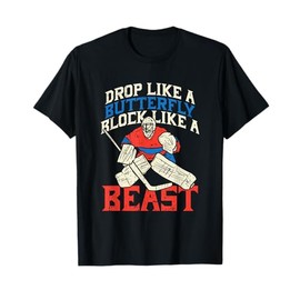 Maglia Portiere Portiere di Hockey su Ghiaccio Portiere Maglietta