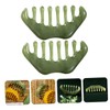 Outanaya Scalp Massager Beeswax Combs Set Head Care Comb for