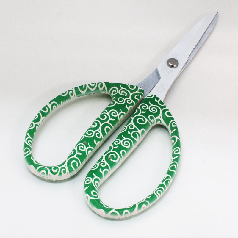 Chikamasa CRI360SFWGW All-Purpose Scissors, Fluorine, Japan, Japanese Pattern, Auspicious Pattern,