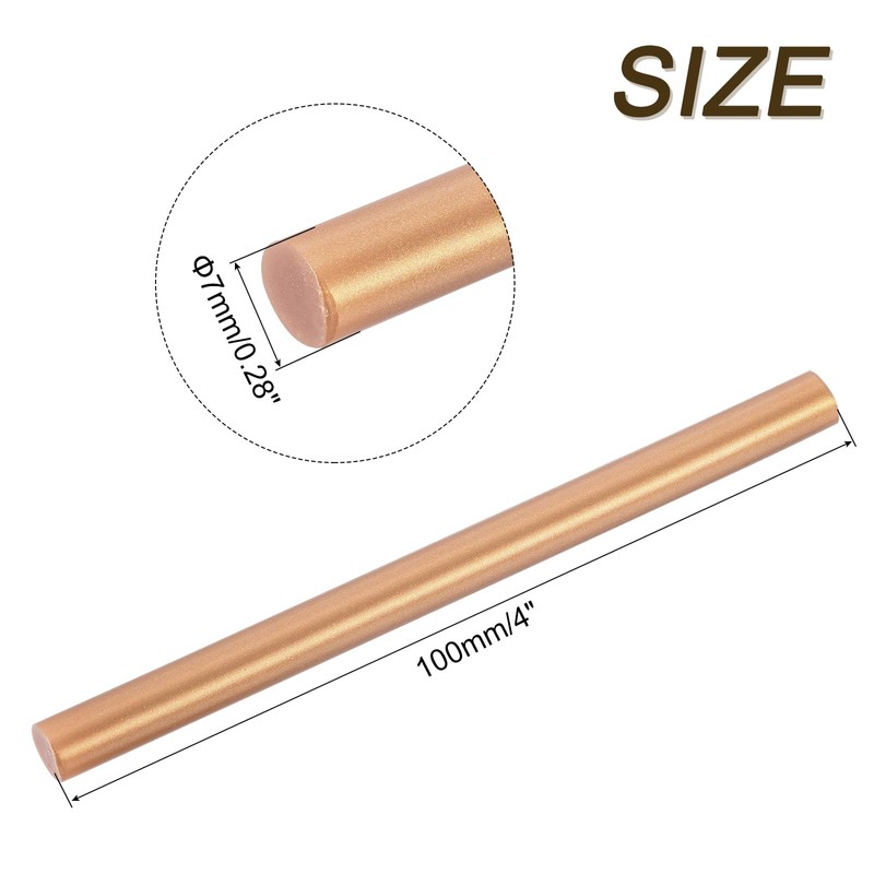 uxcell 6pcs Mini Hot Glue Sticks for Glue Gun 0.27