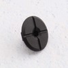 SING F LTD 50Pcs 4mm Unthreaded Plastic Nuts Black for