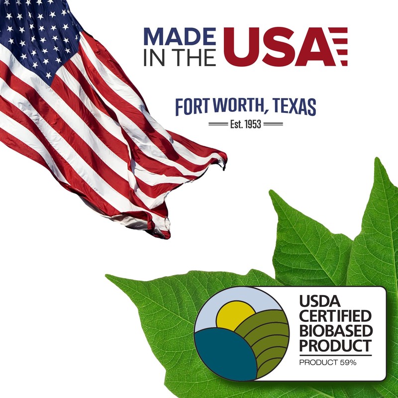 Samsill Plant-Based 1 Inch Durable Round Ring, Made in USA,