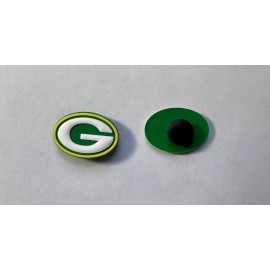 Unbranded Set of 2 Green Bay Packers Charms compatible with crocs.