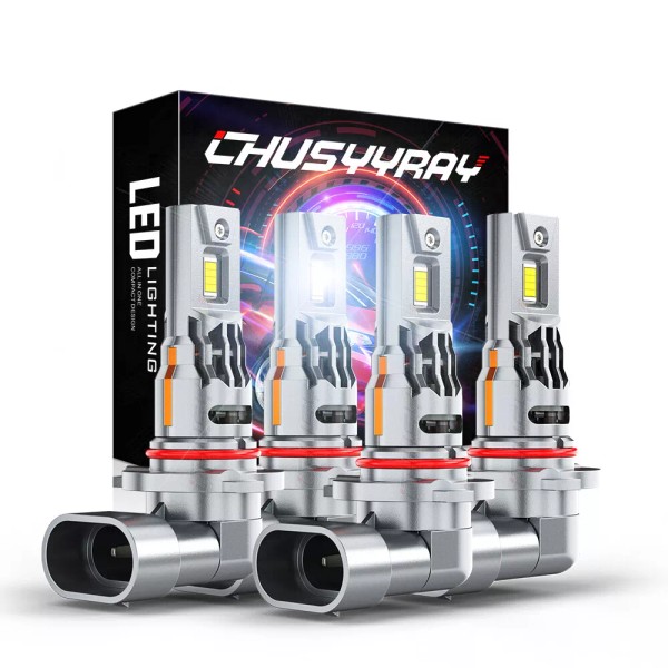 CHUSYYRAY LED Headlight High Low Bulb Kit For Mitsubishi Outlander