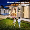DASTOR Motion Sensor Outdoor Wall Lights 2 Pack, Dusk to