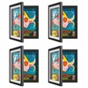 4 Pack Kids Art Frame, Kids Artwork Frames Changeable 8