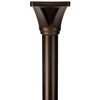 ARCHITECTURAL MAILBOXES 7517RZ-10 Elevado Decorative Steel Mailbox Post, Extra Large,