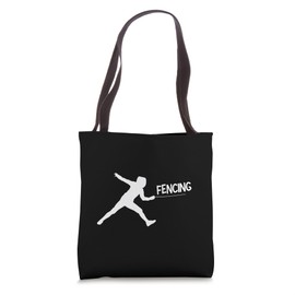 I Love Fencing and Sword Fights Tote Bag