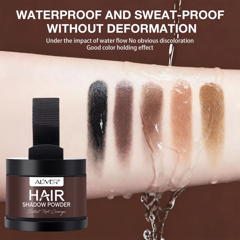 Polvo Para Volumen Cabello Maquillaje Fibra Capilar Cubre Ra