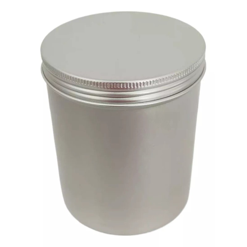 Meliars Tarro Pomadera Aluminio 500 Grs Con Taparosca (5 Piezas)