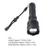 Super Bright Flashlight 30000lm Zoomable 2000m Range Support Power Output