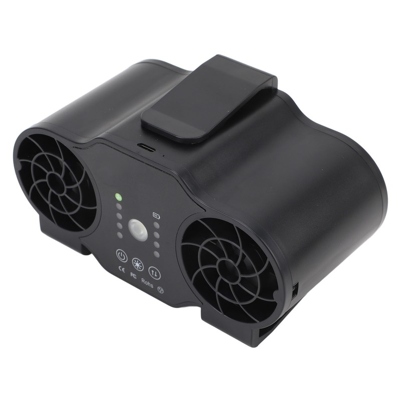 Clip On Waist Fan 4 Speed Gears Forward Reverse Rotation