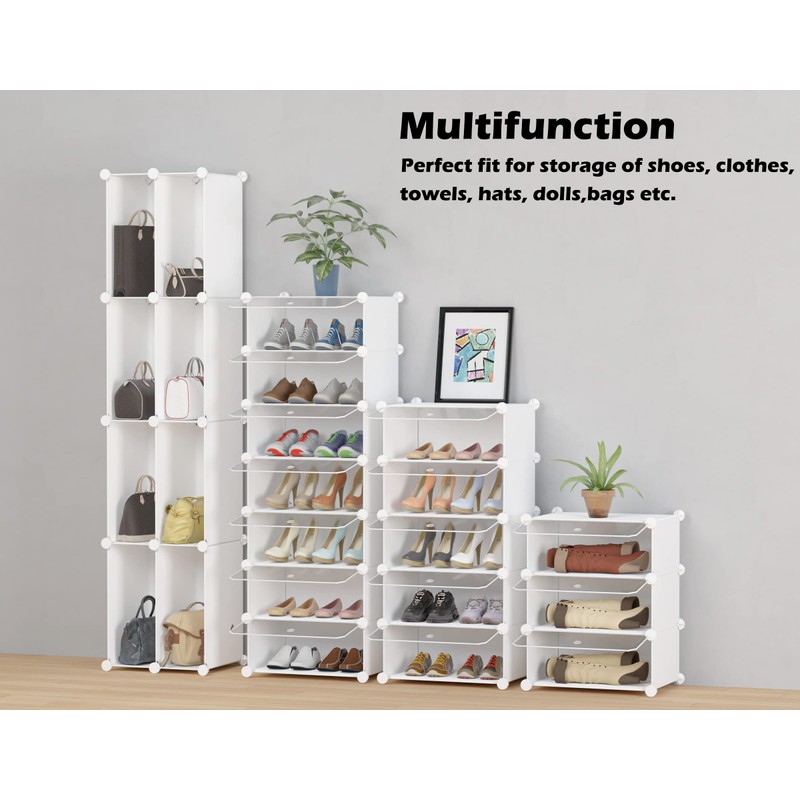 HOMIDEC Shoe Storage, 10-Tier Shoe Rack Organizer for Closet 20