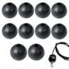 10 PCS Fitness Pulley Cable Ball Stopper,WizeFolk Stop Balls Joint