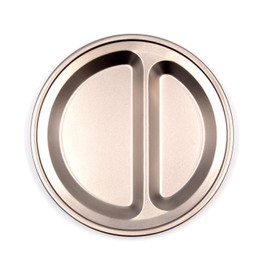 Tsubame Sanjo MK-7740 Village Blacksmith Pure Titanium Lunch Plate (Round Plate)