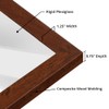 wallsthatspeak 27x31 Dark Walnut Rustic Pine Picture Frame for Puzzles