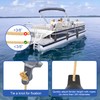 Cendasun Boat Fender Clips,Pontoon Boat Fender Clips for Square Rail,Quick