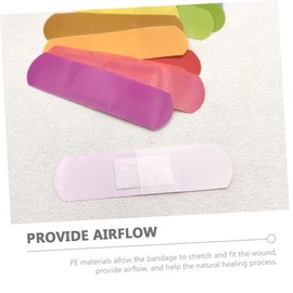 COLLBATH 100pcs Cute Cartoon Breathable Patches for Boy Girl Adults Care for Outdoor Use High Adhesiveness Water Resistance