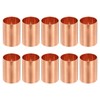 PATIKIL 1-1/4" Copper Coupling Fittings with Sweat Ends, 10 Pcs