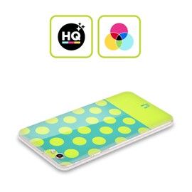 Head Case Designs Blaugrün Mit Zitronengelben Punkten Nail Art Soft Gel Handyhülle Hülle kompatibel mit Oppo Find X2 5G
