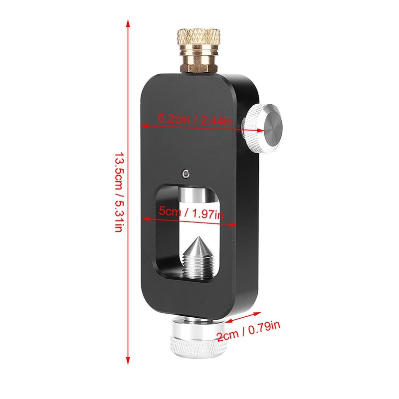 Portable Aluminium Alloy Scuba Tank Refill Adapter for Oxygen Cylinder