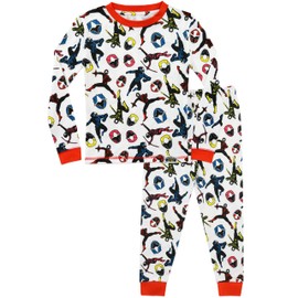 Power Rangers Boys' Ninja Steel Pajamas Size 5 White