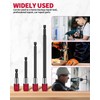 4 Pcs Red Drill Bit Extension Set, 1/4 Inch Magnetic
