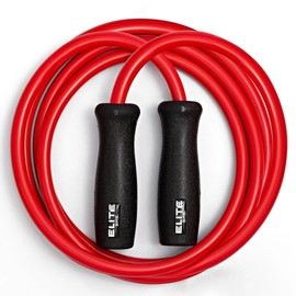 Elite Jumps: Muay Thai, For Advanced Training, Adult Heavy Rope, Jump Rope, Fitness, Cardio Exercise, Muscle Training, 17.7 - 72.8 inches (500 g), Red (Height 66.9 - 72.8 inches (170 - 185 cm)