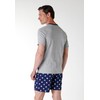 LVB Men's Cotton and Viscose Jersey T-Shirt and Shorts Pajama